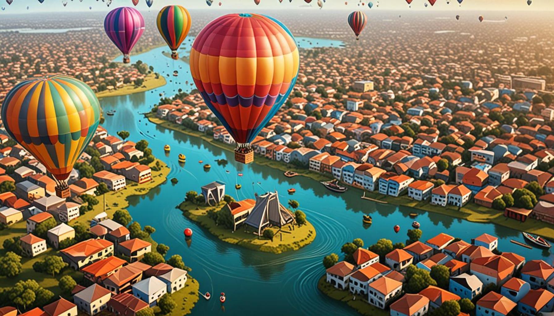 Exploring Aerial Lakes: Balloon Adventure Itineraries over Nigerian Landscapes