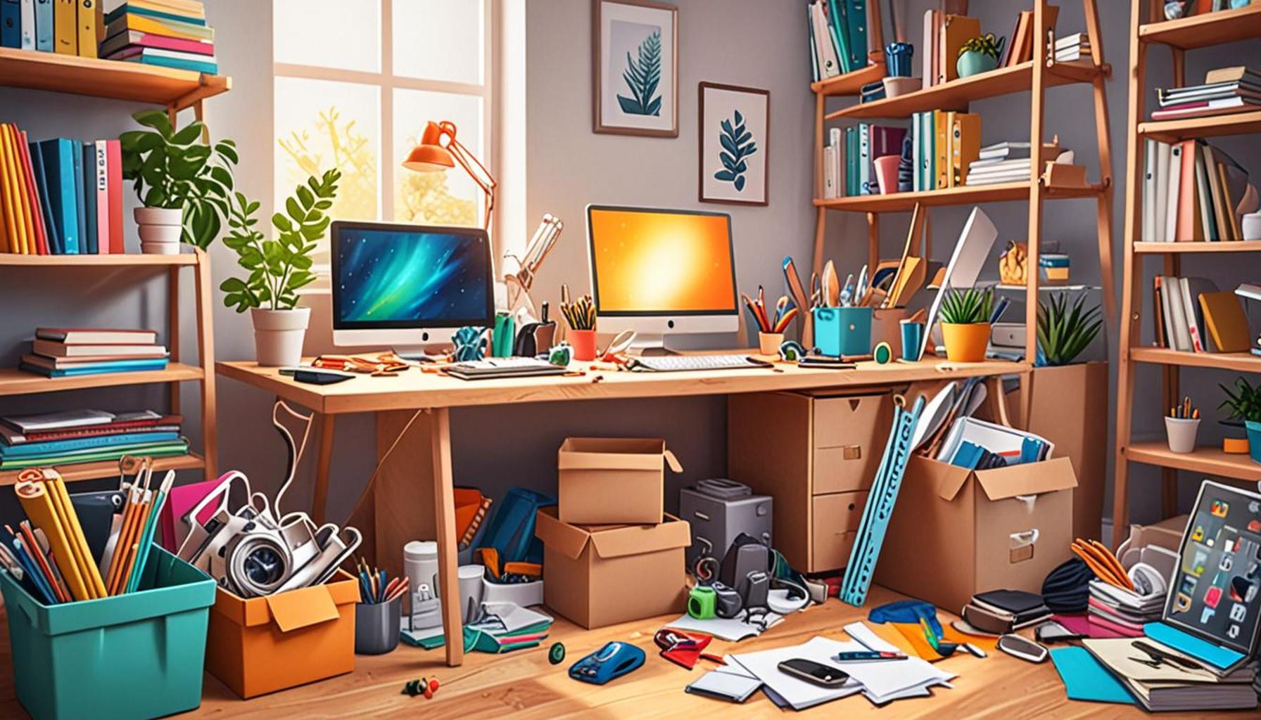 The Impact of Decluttering on Productivity: Creating an Efficient Work Environment